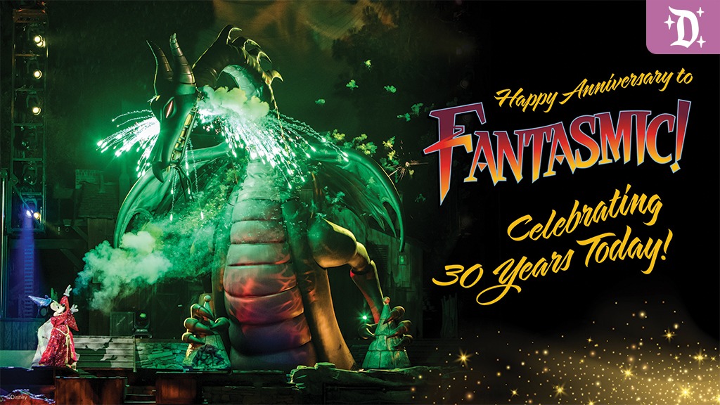 ‘Fantasmic!’ comemora 30 anos e retorna no dia 28 de maio ao Disneyland Park